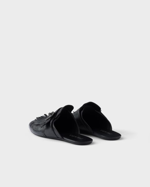 Sabot Shuffle di Prada in Black da Uomo