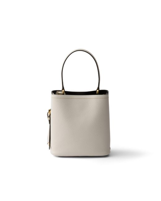 Borsa Panier Mini di Prada in White