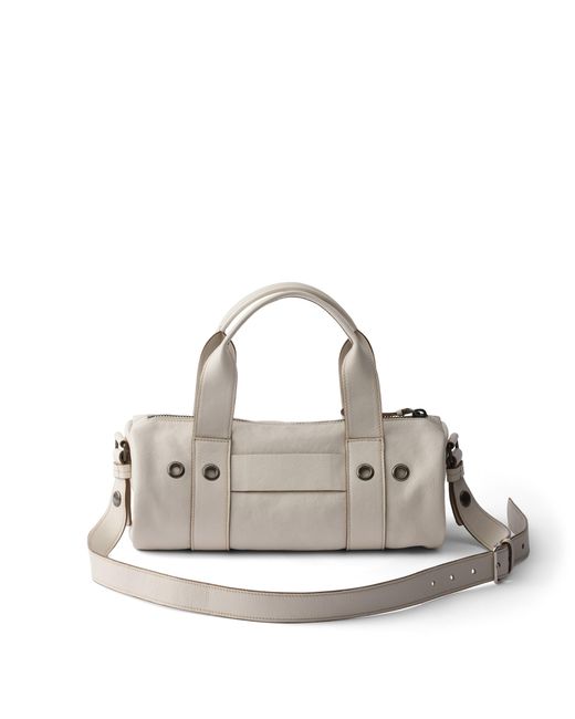 Prada Multicolor Route Large Leather Top-Handle Bag
