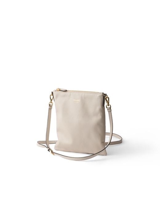 Prada Natural Nappa Leather Mini Shoulder Bag