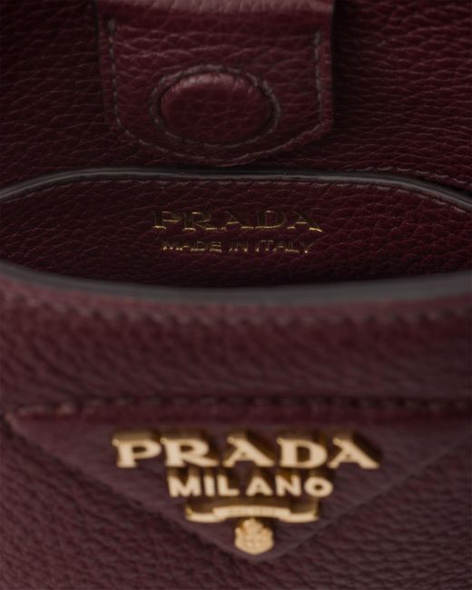 Prada Brown Mini Leather Shoulder Bag