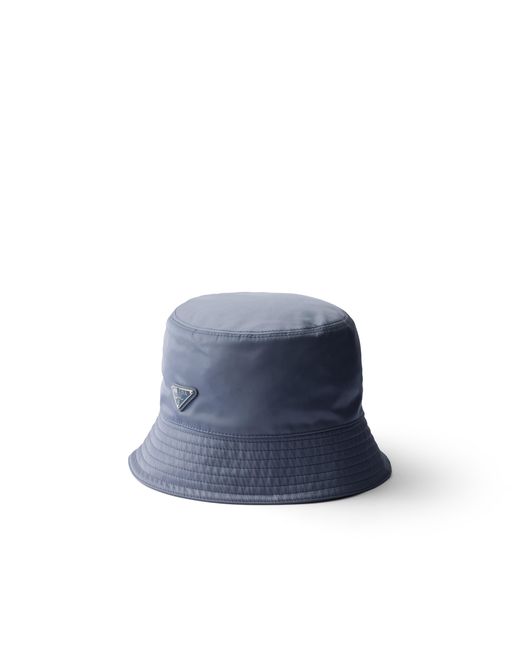 Prada Blue Re-Nylon Bucket Hat, Aviation for men