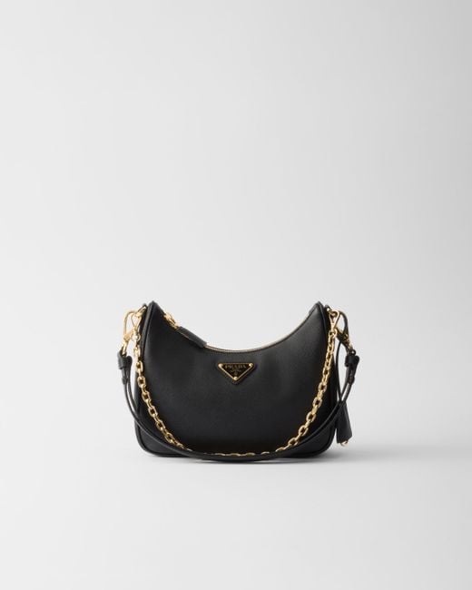 Prada Black Re-Edition Saffiano Leather Mini-Bag