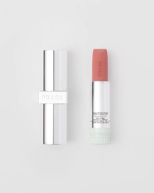 Prada White Monochrome Soft-Matter Lippenstift Nachfüllpackung