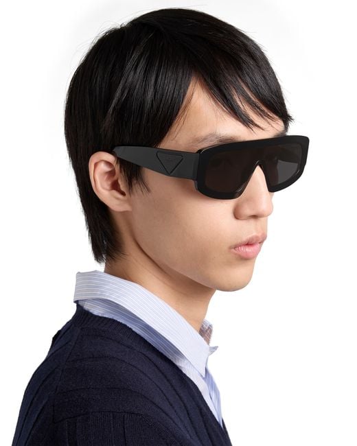 Prada Multicolor Sunglasses With Triangle Logo for men