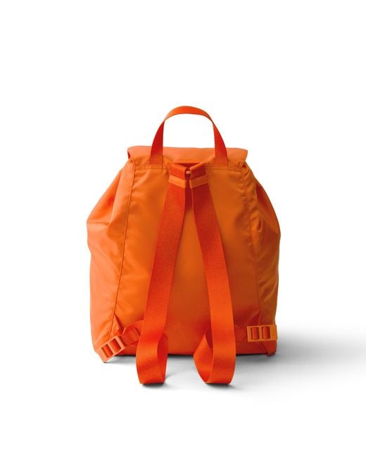 Prada Orange Re-Nylon Backpack