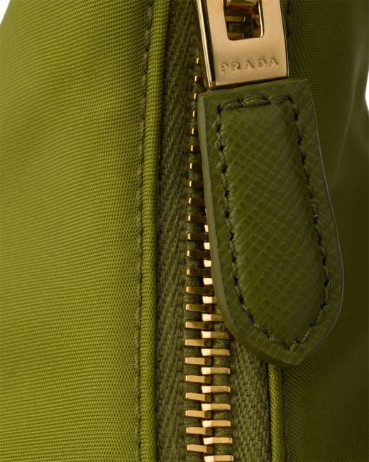 Prada Green Re-Edition 2005 Re-Nylon And Saffiano Mini Bag