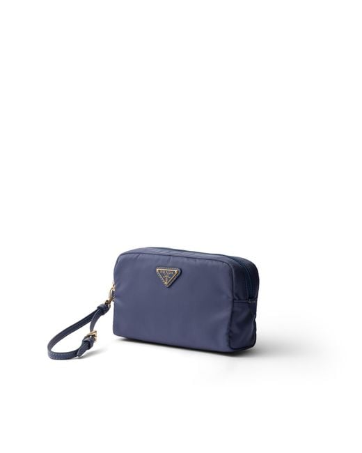Prada Blue Small Re-Nylon Pouch