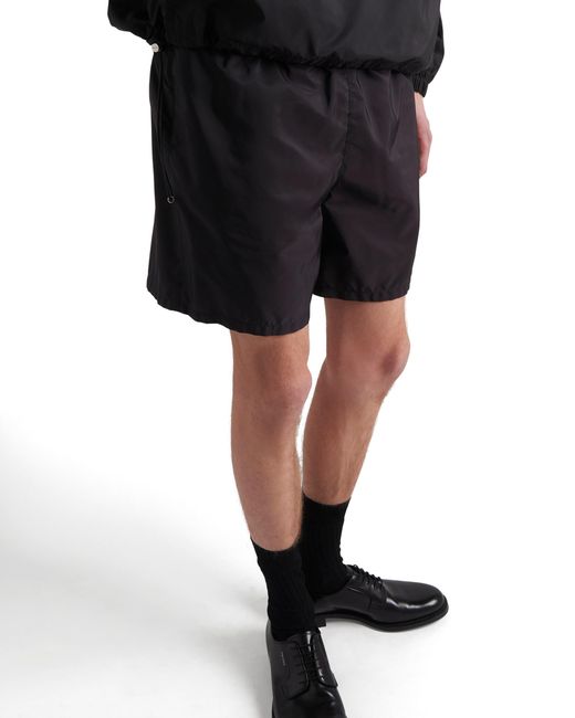 Prada Black Re-Nylon Swim Trunks for men