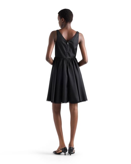 Prada Black Re-Nylon Mini-Dress