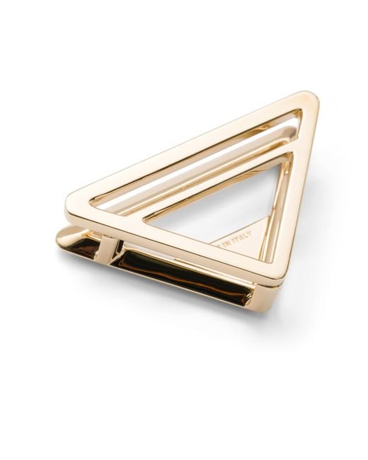 Prada White Metal Scarf Ring