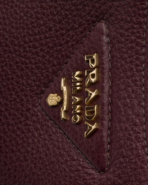 Prada Brown Mini Leather Shoulder Bag