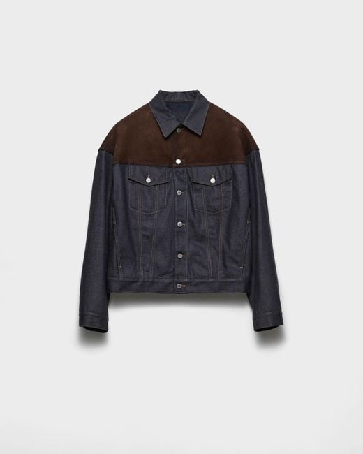 Blouson di Prada in Blue da Uomo