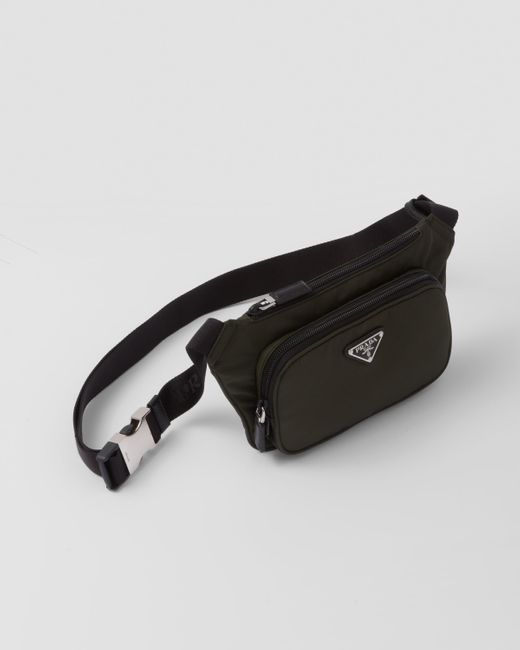 Prada Re-nylon And Saffiano Shoulder Bag in Black for Men