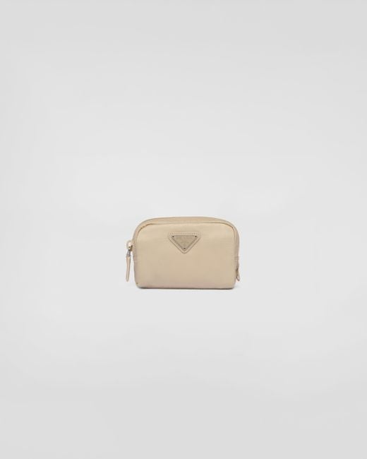 Prada White Necessaire Aus Re-nylon