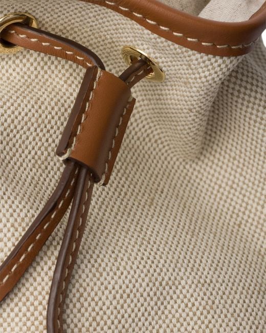 Pouch di Prada in Natural