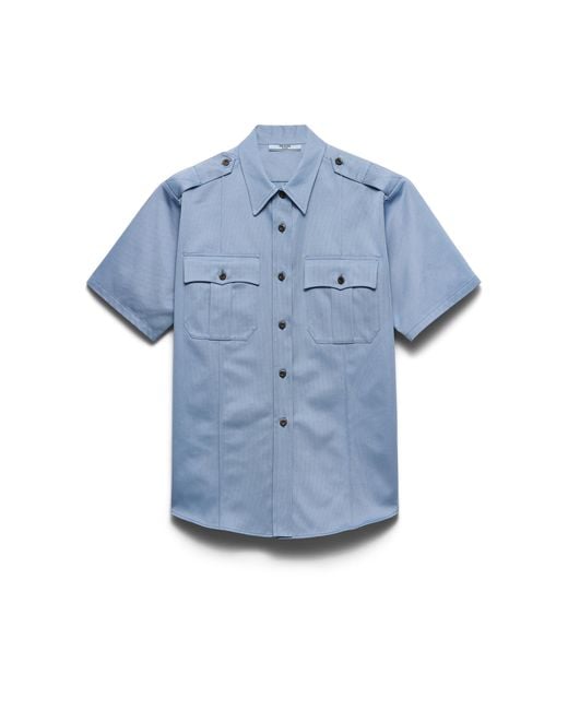 Prada Blue Chino Shirt, Aviator