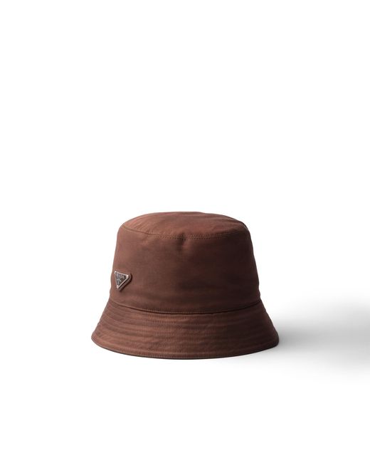 Cappello Da Pescatore di Prada in Brown da Uomo