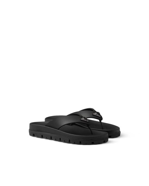 Prada Black Sandalen