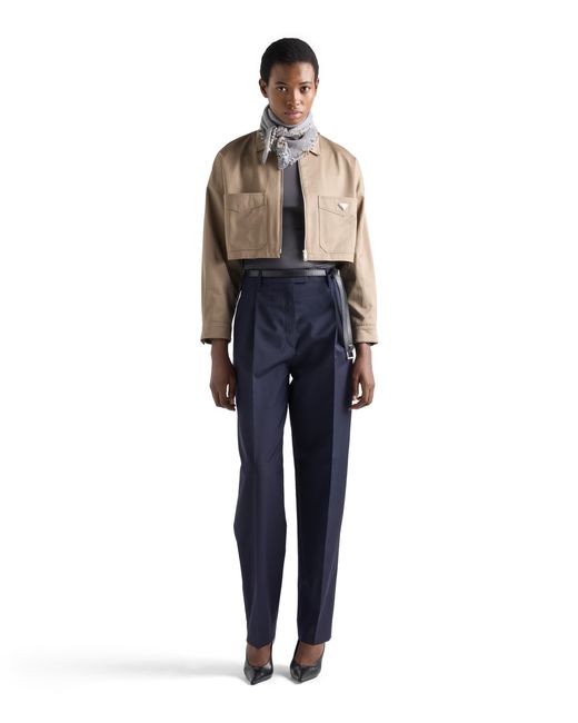 Prada Natural Chino Blouson Jacket