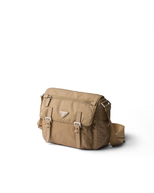Prada Natural Re-Nylon Shoulder Bag