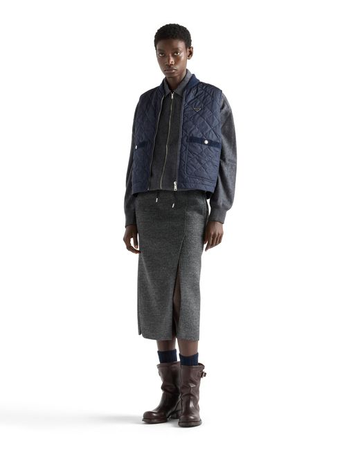 Prada Blue Re-Nylon Vest