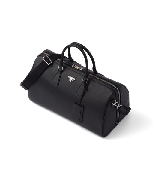 Borsa Da Viaggio di Prada in Black