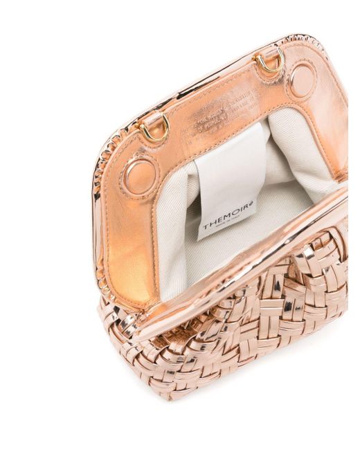 Borsa Gea Micro Waved Laminated di THEMOIRÈ in Pink