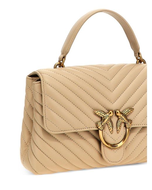 Borsa Love Lady Puff di Pinko in Metallic