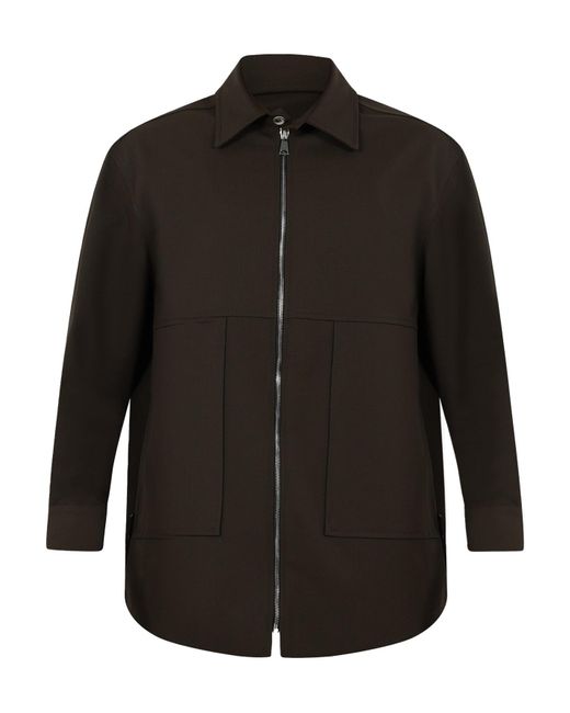 Camicia Con Zip di Yes London in Black da Uomo