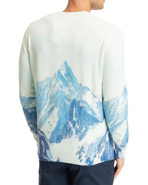 Maglione Heron W "On The Top Panna di Mc2 Saint Barth in Blue da Uomo