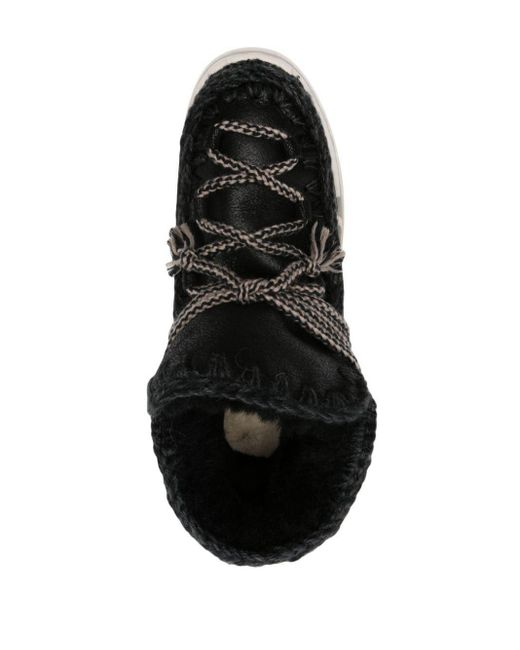 Scarpa Eskimo Lacci Scoubidoo Nera di Mou in Black
