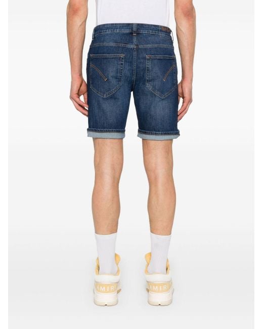 Bermuda Derick Scuro di Dondup in Blue da Uomo
