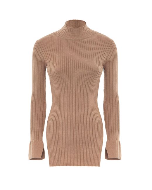 Maglia A Costine Con Spacchi Su Polsi di Akep in Multicolor