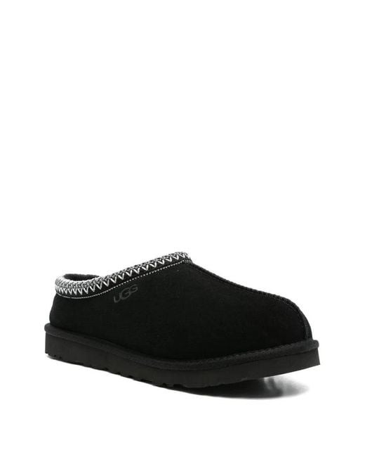 Slipper Tasman Nera di Ugg in Black da Uomo