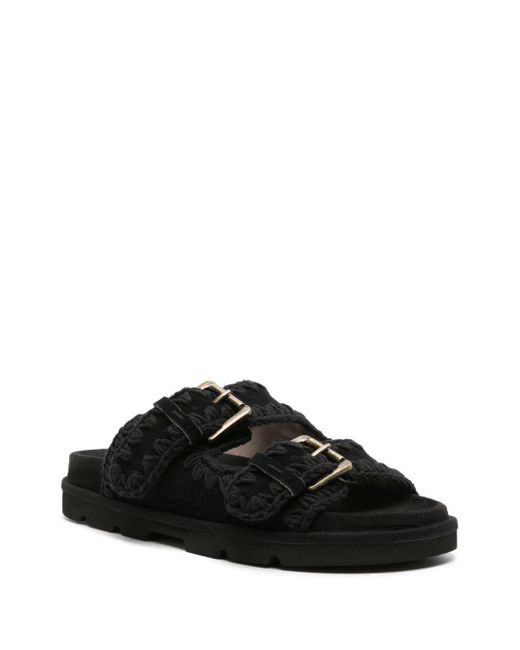 Low Bio Sandal Monochrome di Mou in Black