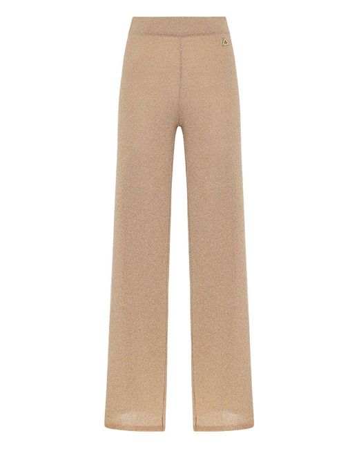 Pantalone Lurex di Akep in Natural
