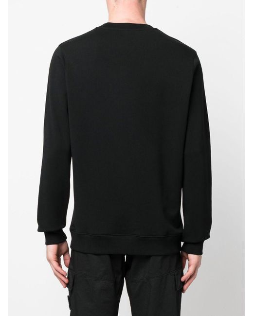 Felpa Logo Petto di Moschino Couture in Black da Uomo