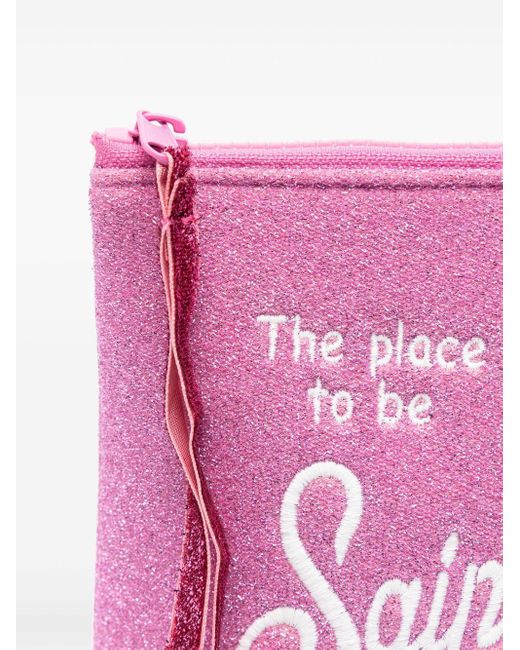 Pochette Aline Lurex di Mc2 Saint Barth in Pink