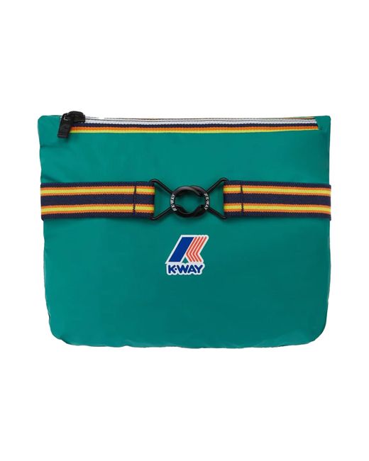 Le Vrai 3.0 Claude di K-Way in Green da Uomo