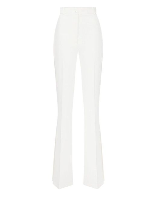 Pantaloni Smoking di Elisabetta Franchi in White