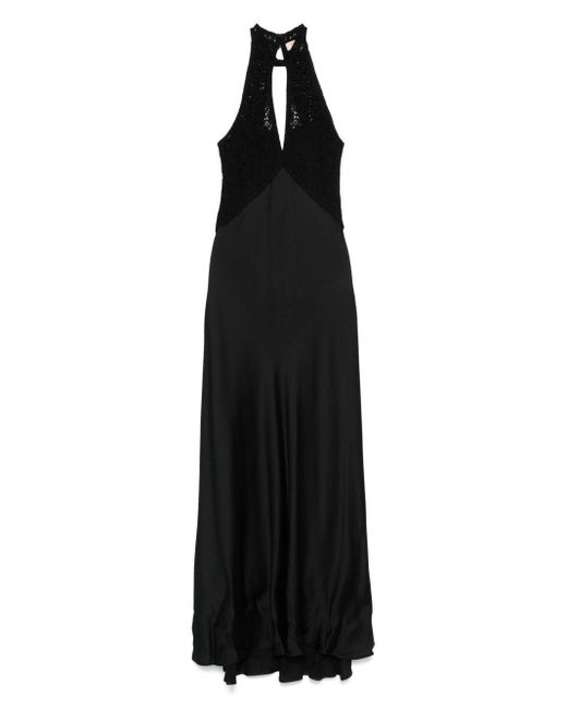Abito Con Scollo All'Americana di Twinset in Black