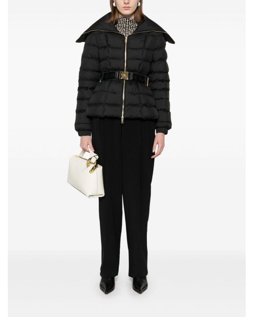 Giubbino Collo Ampio di Elisabetta Franchi in Black
