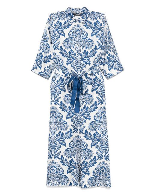 Abito Camelia Chemisier di Max Mara in Blue