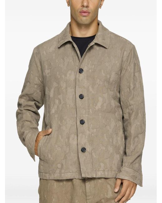 Giacca Camicia Regular di Dondup in Brown da Uomo