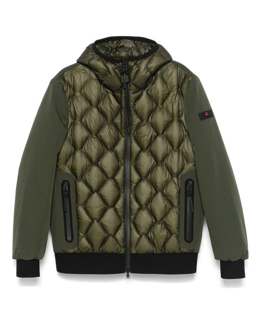Giacca Muschio Imbottita Trapuntata di Peuterey in Green da Uomo