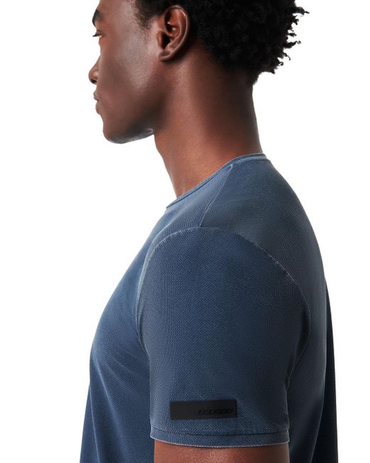 Camicia Piquè Techno Blu/Nero di Rrd in Blue da Uomo