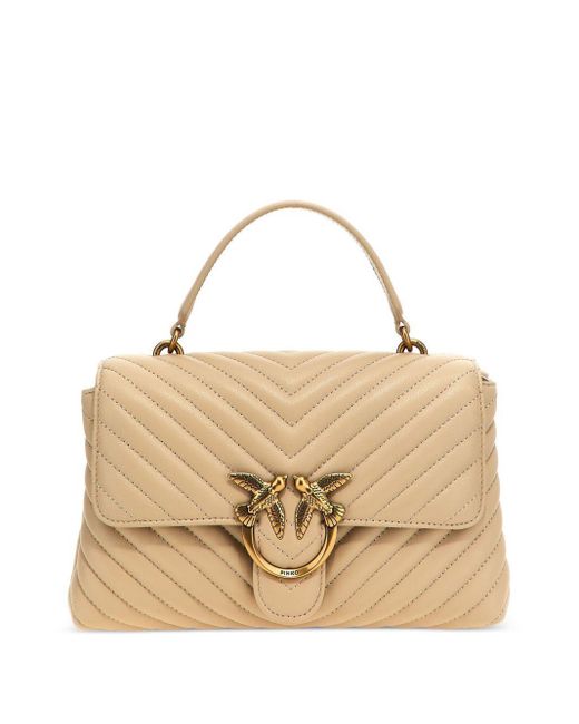 Borsa Love Lady Puff di Pinko in Metallic