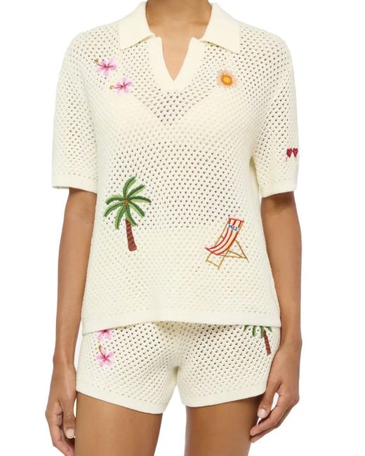 Polo Pixie di Mc2 Saint Barth in White