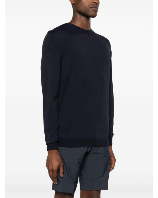 Maxell Round Knit Blu Notte di Rrd in Blue da Uomo